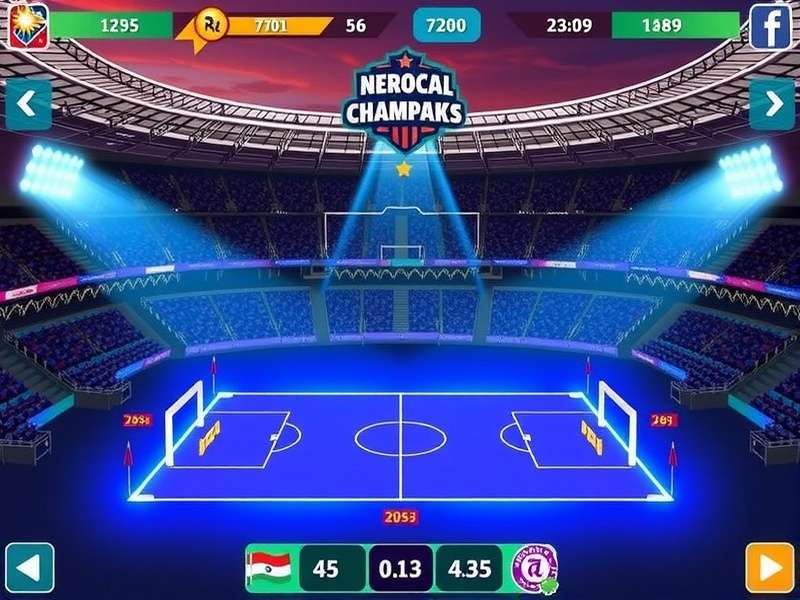 NEROCA FC Champions Diwali Event NEROCA FC Champions Diwali Dhamaka Tournament screenshot with festive stadium decorations